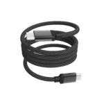 braided USB to C-type magnetic charging cable