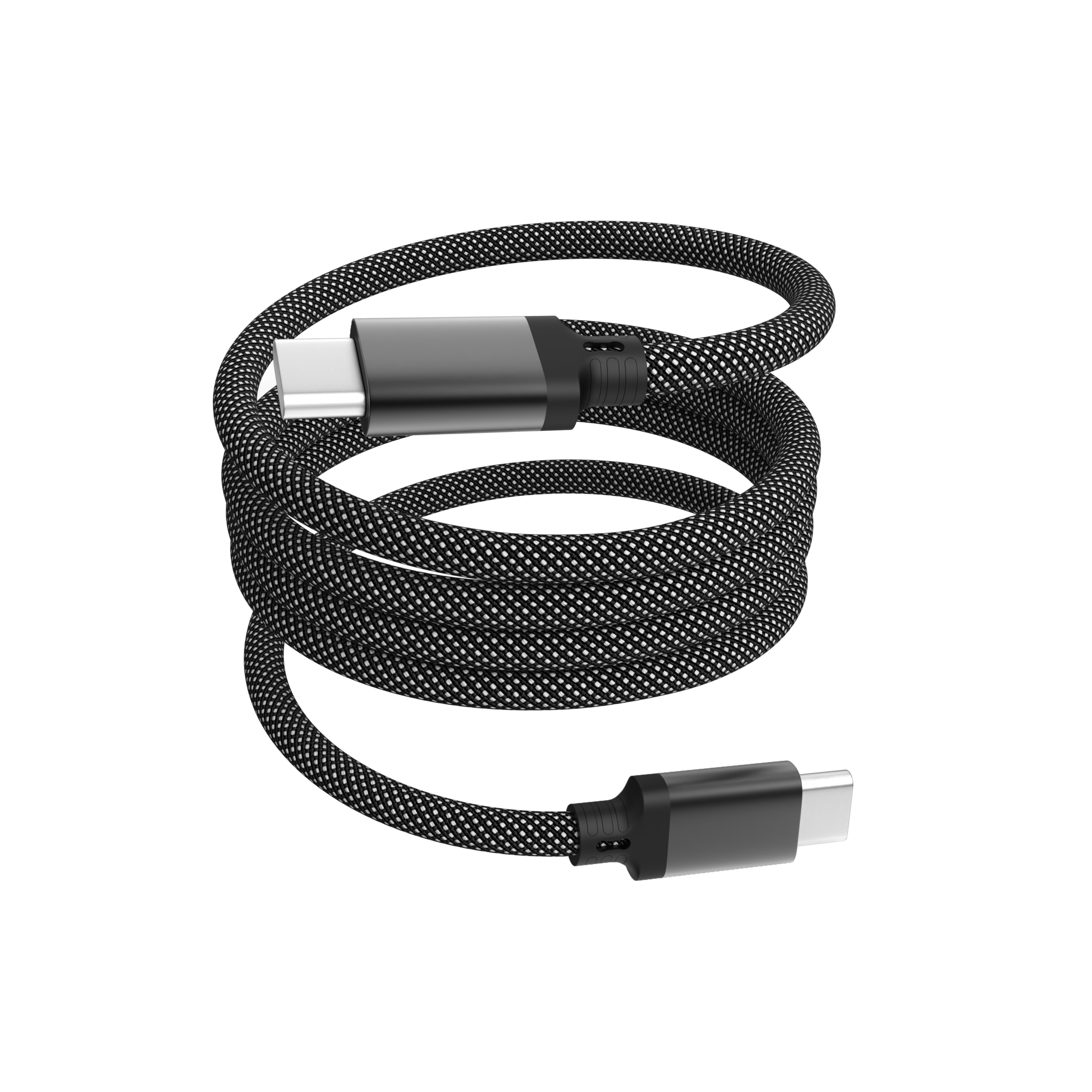 4.364 braided USB to C-type magnetic charging cable - Image 1