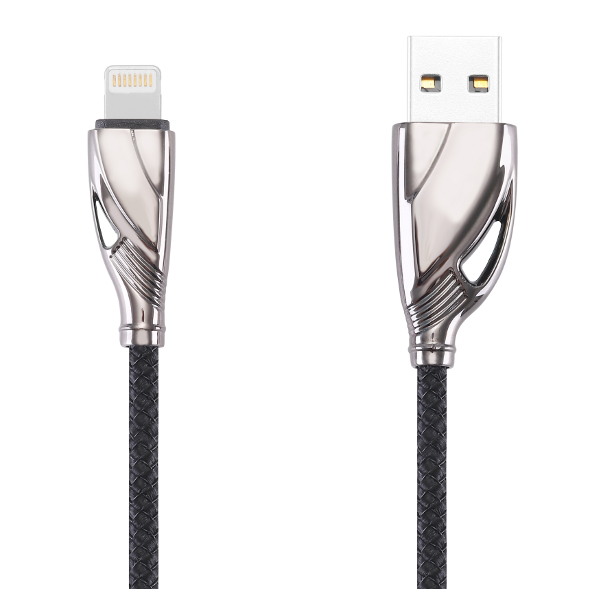 image3 nylon braided zincalloy USB charging cable nylon - Image 1