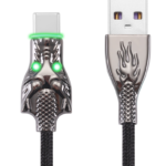 LED lighting dragon design USB-C charging cable
