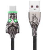 LED lighting dragon design USB-C charging cable
